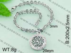  Stainless Steel Stone Bracelet  - KB57258-Z