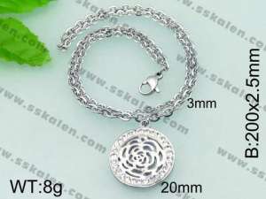 Stainless Steel Stone Bracelet  - KB57260-Z