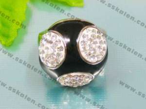 Stainless Steel Stone Ring - KR11343-K