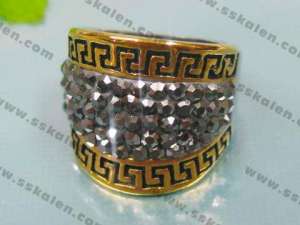 Stainless Steel Stone Ring - KR12469