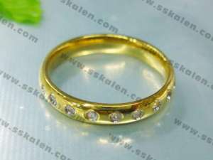 Stainless Steel Gold-Plating Ring - KR7630