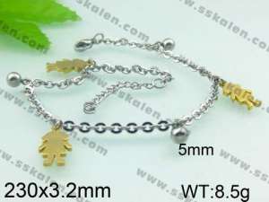 Stainless Steel Anklet - KJ274-Z