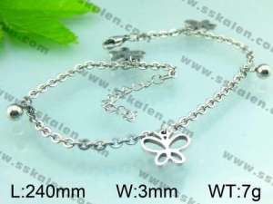 Stainless Steel Anklet  - KJ287-Z