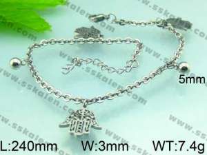 Stainless Steel Anklet  - KJ294-Z