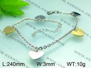 Stainless Steel Anklet  - KJ295-Z