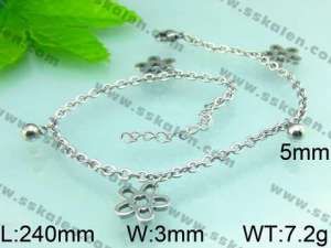 Stainless Steel Anklet  - KJ302-Z