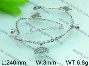 Stainless Steel Anklet  - KJ304-Z