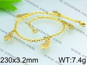  Stainless Steel Anklet  - KJ305-Z