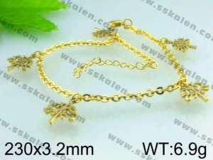 Stainless Steel Anklet  - KJ311-Z