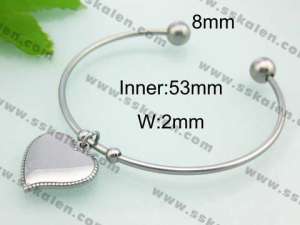 Stainless Steel Bangle    - KB36438-Z