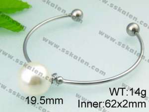 Stainless Steel Bangle - KB43637-Z