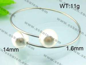 Stainless Steel Bangle  - KB51264-Z