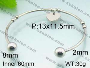 Stainless Steel Bangle  - KB52210-Z