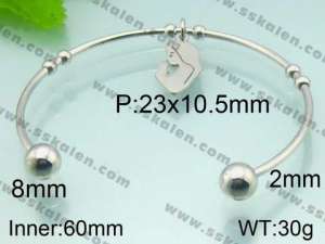 Stainless Steel Bangle  - KB52213-Z