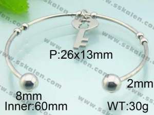 Stainless Steel Bangle  - KB52217-Z