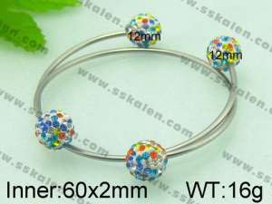 Stainless Steel Bangle  - KB52800-Z