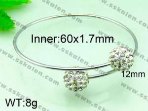Stainless Steel Bangle  - KB53944-Z