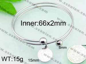 Stainless Steel Bangle  - KB55847-Z