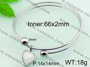 Stainless Steel Bangle  - KB55854-Z