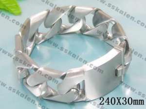 Stainless Steel Bracelet  - KB23841-D