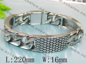 Stainless Steel Bracelet - KB26545-D