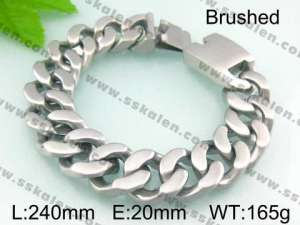 Stainless Steel Bracelet   - KB30015-D