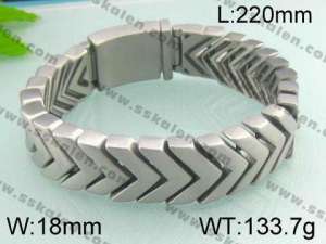Stainless Steel Bracelet   - KB30557-D
