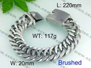 Stainless Steel Bracelet  - KB41235-D
