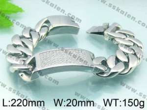 Stainless Steel Bracelet - KB51680-D