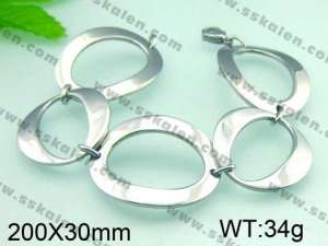 Stainless Steel Bracelet  - KB47274-Z