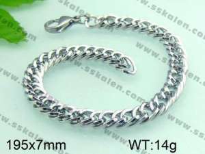 Stainless Steel Bracelet    - KB47668-Z