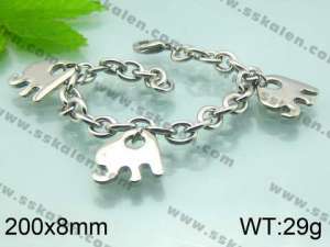 Stainless Steel Bracelet    - KB52376-Z