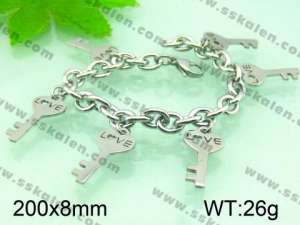 Stainless Steel Bracelet  - KB53813-Z