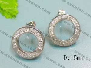 Stainless Steel Earring - KE17769-T