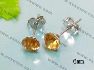 Stainless Steel Earring  - KE19595-T