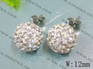 Stainless Steel Earring  - KE22824-T