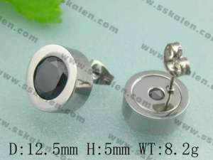 Stainless Steel Earring   - KE26032-D