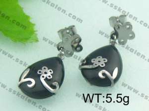 Stainless Steel Earring  - KE29100-K