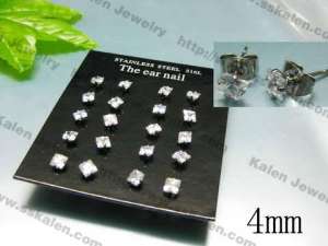 Stainless Steel Earring--10pairs Price  - KE3207