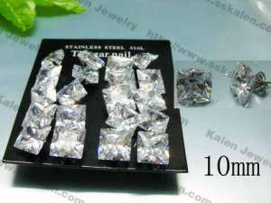 Stainless Steel Earring--10pairs Price - KE3213