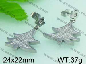 Stainless Steel Earring   - KE44990-K