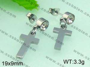 Stainless Steel Earring  - KE46618-Z