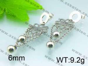 Stainless Steel Earring  - KE49716-Z