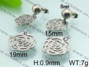 Stainless Steel Earring  - KE50781-Z