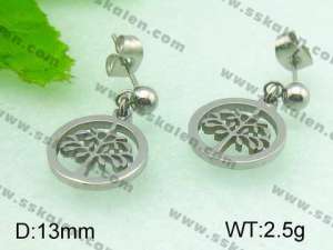 Stainless Steel Earring  - KE51102-Z