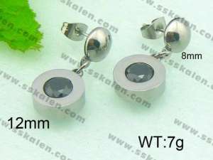 Stainless Steel Earring  - KE51216-Z