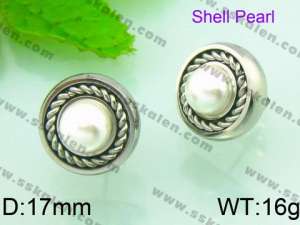 Stainless Steel Earring  - KE52123-Z