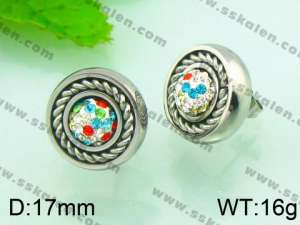 Stainless Steel Earring  - KE52126-Z