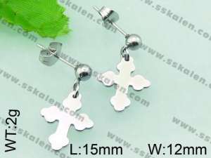  Stainless Steel Earring  - KE56356-Z