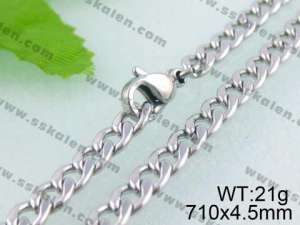 Stainless Steel Necklace - KN11126-Z